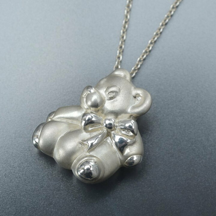 楽天市場】新品 Tiffany&Co. ティファニー テディベア ネックレス 925 