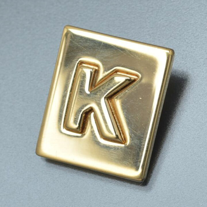 楽天市場】美品 CELINE セリーヌ イニシャル 「K」 ペンダントトップ 