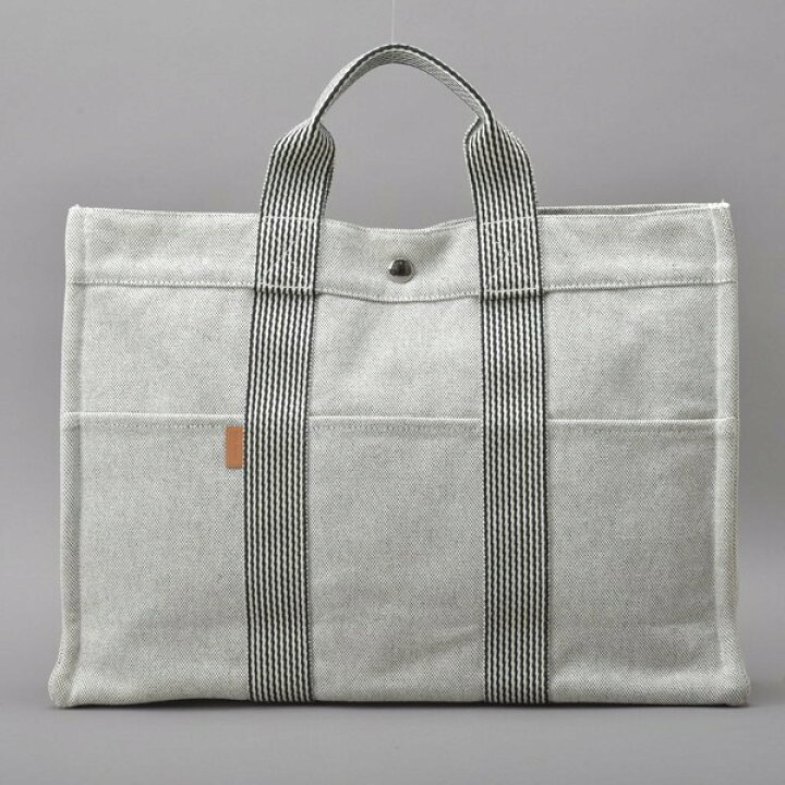 楽天市場】美品 HERMES エルメス ニューフールトゥMM トートバッグ 