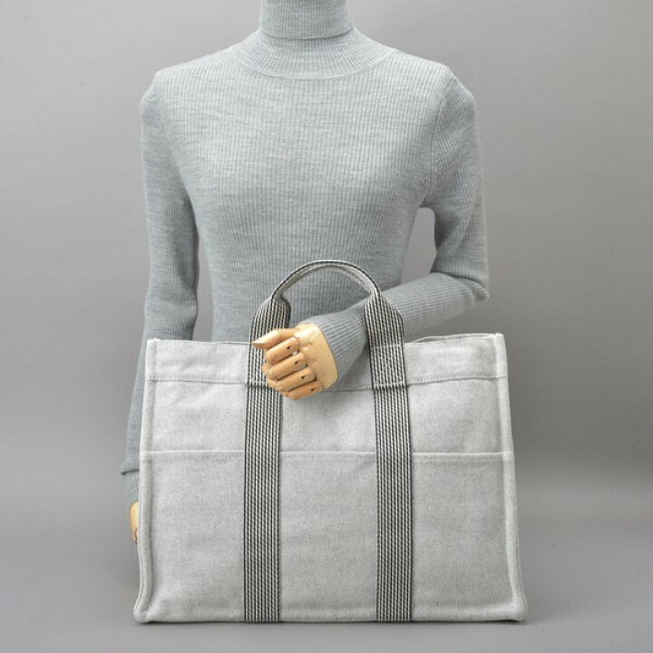 楽天市場】美品 HERMES エルメス ニューフールトゥMM トートバッグ 