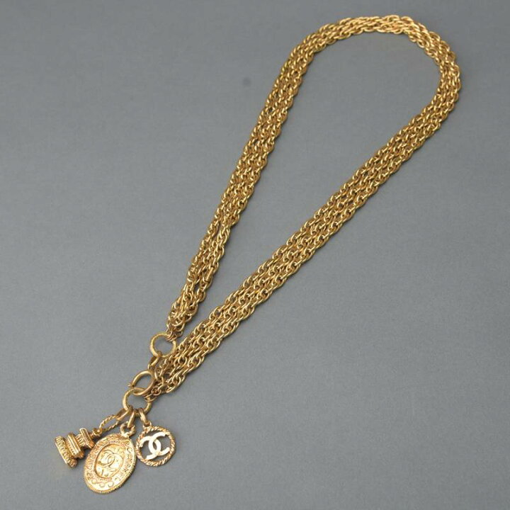 楽天市場】激レア☆ シャネル CHANEL 3連チェーン ココマーク  