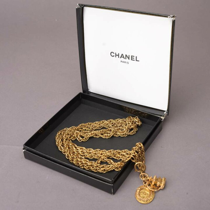 楽天市場】激レア☆ シャネル CHANEL 3連チェーン ココマーク 