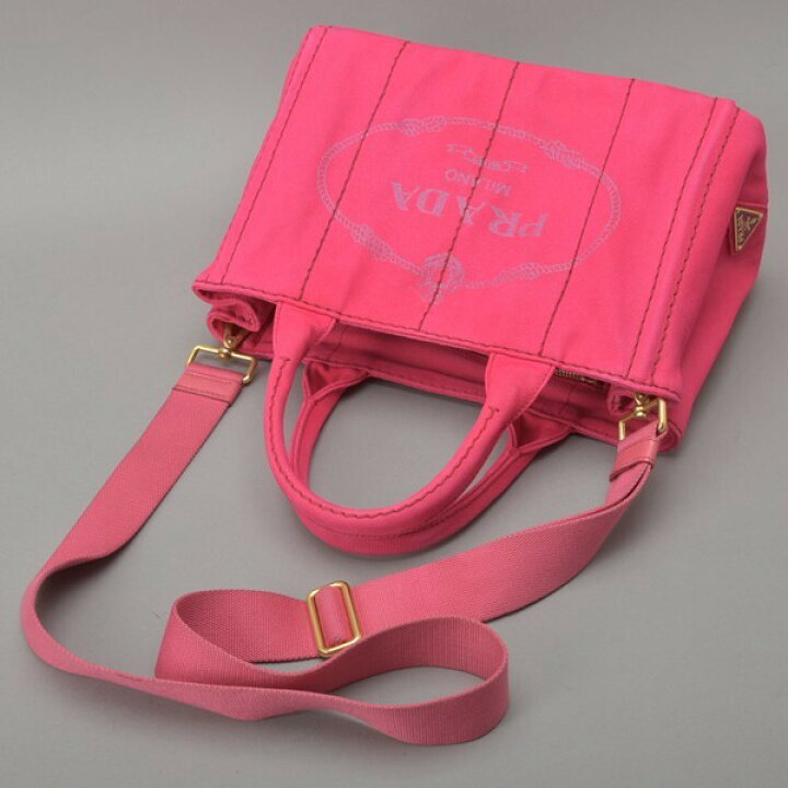 楽天市場】美品 PRADA プラダ カナパ S ハンドバッグ 2WAY ショルダー 