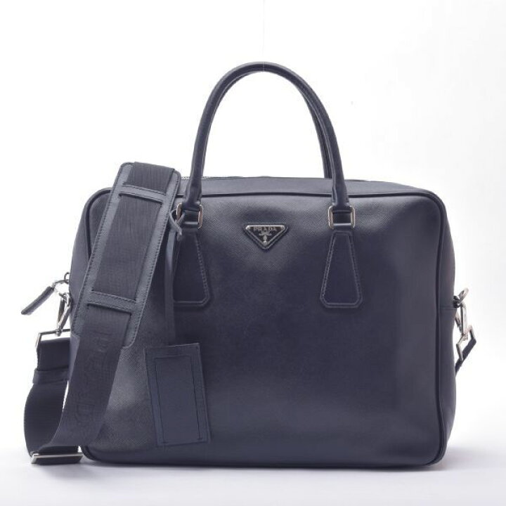 楽天市場】美品 PRADA プラダ サフィアーノレザー 2WAY ビジネスバッグ 