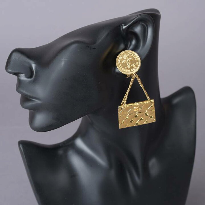 楽天市場】激レア☆ 美品 シャネル CHANEL スウィング イヤリング  