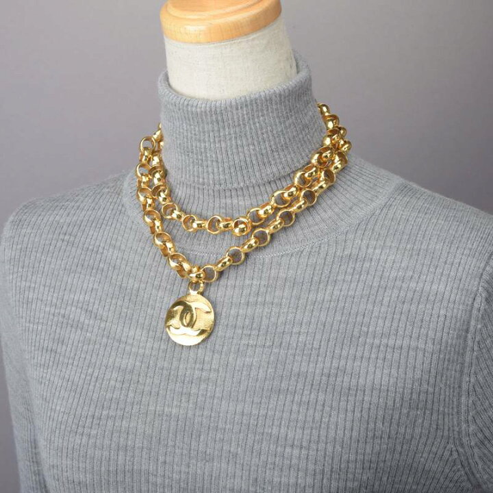 楽天市場】激レア☆ 美品 シャネル CHANEL ココマーク チェーン 