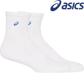 ◆◆メール便発送 ＜アシックス＞ ASICS ソックス18 (102：ブリリアントホワイト×アシックスブルー) 3033B871-102