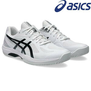 ���� ���A�V�b�N�X�� ASICS COURT HUNTER FF 1071A111 (101�FWHITE/BLACK) �����Y �C���h�A�V���[�Y �o�h�~���g���V���[�Y 1071A111-101