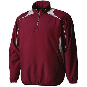 ◆◆○ <デサント> DESCENTE Jrプルオーバーコート JSTD425B (ENG:エンジ) ジュニア 野球・ソフトボール JSTD425B-ENG