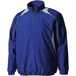 ◆◆○ <デサント> DESCENTE プルオーバーコート STD425B (ROY:ロイヤルブルー) メンズ 野球・ソフトボール STD425B-ROY