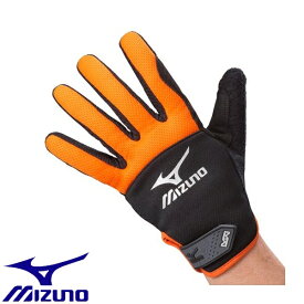 ◆◆送料無料 メール便発送 【返品・交換不可】 ＜ミズノ＞ MIZUNO ワークグラブ アンチショックタイプ[ユニセックス] F3JGS804 (09：ブラック×オレンジ) ワーキング用品