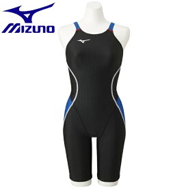 ◆◆送料無料 メール便発送 ＜ミズノ＞ MIZUNO STREAM ACE ハーフスーツ（レースオープンバック）(ウィメンズ) N2MG1224 (91) 水泳競泳水着FINAマークあり