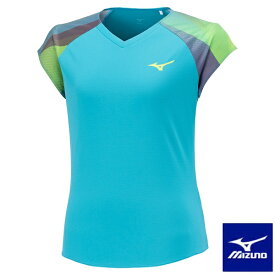 ◆◆送料無料 メール便発送 ＜ミズノ＞ MIZUNO ゲームシャツ(レディース) 62JAA702 (32) テニス＆バドミントン