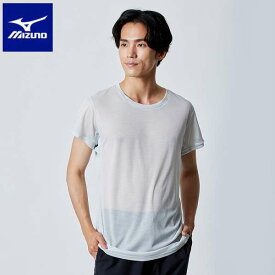 ◆◆送料無料 メール便発送 ＜ミズノ＞ MIZUNO カルエアーアンダークルーネック半袖シャツ(メンズ) C2JAB111 (04)