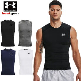 送料無料 メール便発送 即納可★【UNDER ARMOUR】アンダーアーマー UA HG コンプレッション スリーブレス シャツ 1361522