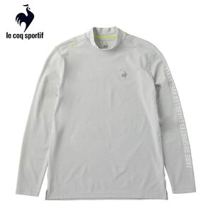 メール便発送 即納可☆【le coq sportif】ルコック RIJOUME モックネック ストレッチ 長袖シャツメンズ ゴルフ QGMVJB10