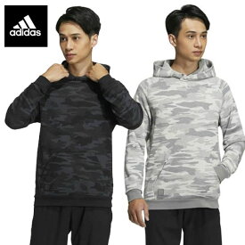即納可☆【adidas】アディダス カモパターンプリント プルオーバー ゴルフ スウェット パーカー KP965