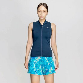 即納可☆【NIKE】ナイキ ジップ付き袖なしゆったりシルエット総柄2in1パンツセパレーツ レディース フィットネス水着 2993129