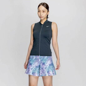 即納可☆【NIKE】ナイキ ジップ付き袖なしゆったりシルエット総柄2in1パンツセパレーツ レディース フィットネス水着 2993129