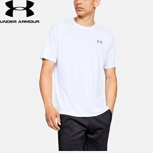 ���������[���֔��� ���A���_�[�A�[�}�[�� UNDER ARMOUR �e�b�N �V���[�g�X���[�u T�V���c(�g���[�j���O/MEN) 1358553 (White/OvercastGray(100))