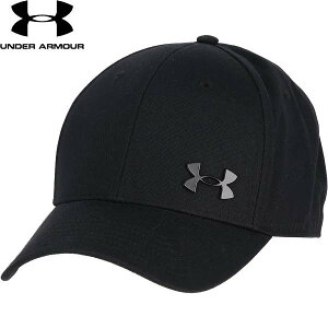 ������ ���A���_�[�A�[�}�[�� UNDER ARMOUR UA SPORTSTYLE METAL ADJUSTABLE CAP UA�X�|�[�c�X�^�C�� ���^�� �A�W���X�^�u�� �L���b�v(�}���`�X�|�[�c/�����Y) 1389695 (Black/Silver(001))
