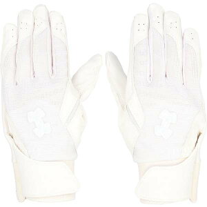 [֔ A_[A[}[ UNDER ARMOUR UA CLEAN UP PRO BATTING GLOVES NON COLOR UAN[Abv v obeBOO[u mJ[(싅\tg{[/Y) 6001313 (White/White/White(10
