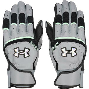 [֔ A_[A[}[ UNDER ARMOUR UA YARD PRO BATTING GLOVES UA[h v obeBOO[u(싅\tg{[/Y) 6001314 (Silver/Black/Iridescent(055))