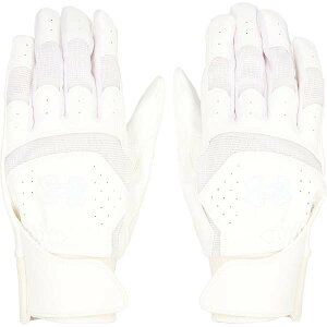 [֔ A_[A[}[ UNDER ARMOUR UA YARD PRO BATTING GLOVES NON COLOR UA[h v obeBOO[u mJ[(싅\tg{[/Y) 6001315 (White/White/White(100))