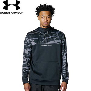 ◆◆ <アンダーアーマー> UNDER ARMOUR UAアーマーフリース フーディー(ベースボール/MEN) 6007970 (Black(001))
