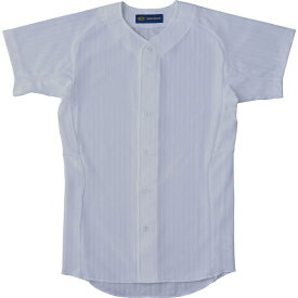 ◆◆○＜ゼット＞ 野球 ユニフォーム メッシュ フルオープンシャツ ネオステイタス (1300：シルバー) BU525-1300