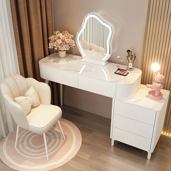 楽天市場】ミラー付き♡【自由組み合わせ】ドレッサー 可愛い おしゃれ  