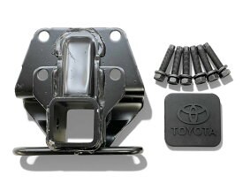 【正規品】トヨタ 純正 USトヨタ ヒッチメンバー ヒッチレシーバー プラド FJクルーザー サーフ 等 ボルト6本付 ロゴ入りキャップセット
