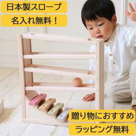 【レビュー特典あり】 ラッピング無料 木のおもちゃ スロープ 音色スロープ 名入れ無料I エドインター ジェニ/GENI 名入れ無料 スロープトイ 転がるおもちゃ クーゲルバーン 知育玩具 誕生日 出産祝い プレゼント 男の子 女の子 1歳 2歳