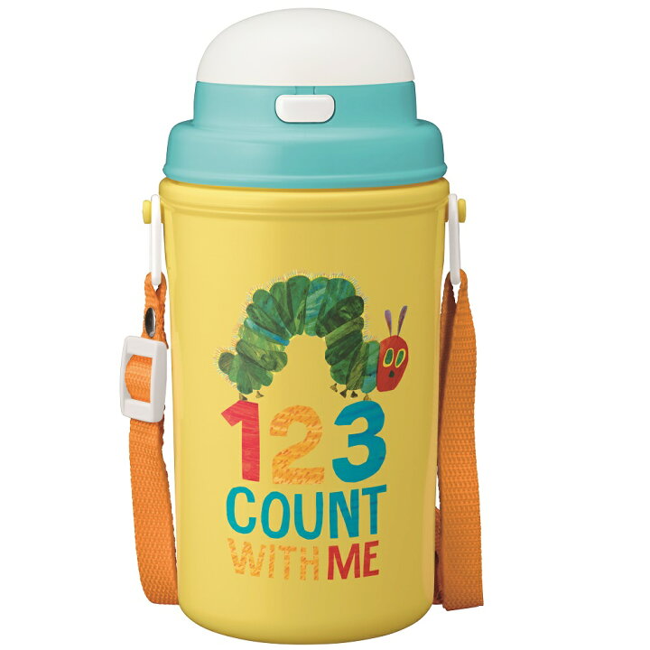 楽天市場 メーカー公式ショップ はらぺこあおむし エリック カール 水筒 ランチ ストロー付水筒 １２３ K 学研ステイフル 入学 絵本 幼稚園 保育園 園児 食事 グッズ 学研ステイフル 楽天市場店