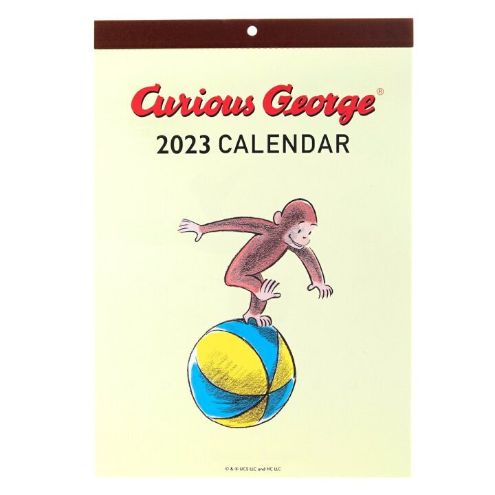 楽天市場 カレンダー おさるのジョージ 23年 壁掛け M 学研ステイフル 絵本キャラクター 学研 グッズ 学研ステイフル 楽天市場店