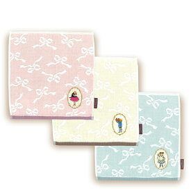 ＼12月16日発売新商品／ くらはしれい　プリント アップリケ ハンカチ　 PNK BEG BLU 文具 雑貨 ニシオ