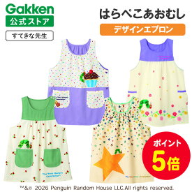 【全品ポイント5倍◆4日20時〜】学研 すてきな先生 はらぺこあおむし 保育士エプロン キャラクター キャラクターエプロン 絵本シリーズ エプロン 保育士 かわいい おしゃれ 保育園 幼稚園 ゆったり 花柄 星柄 ケーキ しかけ
