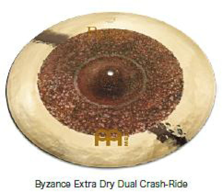 楽天市場】MEINL ライド B22DUCR（22 Byzance Extra Dry Dual Crash 