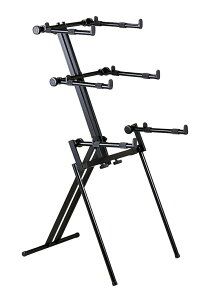 KIKUTANI AKB-668 スチール製キーボード スタンド3段〈キクタニ〉【沖縄・東北・北海道・離島送料別途】