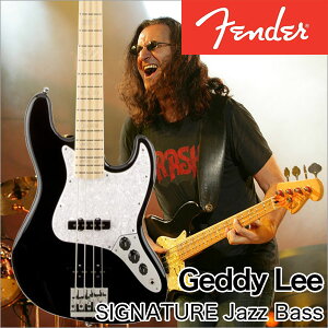 �y5/30�`6/1 P5�{or10�{!(�ΏۊO����)�zFender U.S.A. Rush Geddy Lee Jazz Bass, Maple Fingerboard, Black ���b�V�� �Q�f�B�[�E���[ �V�O�l�`���[ �W���Y�x�[�X �t�F���_�[