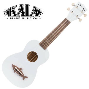 MAKALA by KALA MKSS-WHT20_06 Shark Soprano Ukulele w/bag \vmENq}JEJr