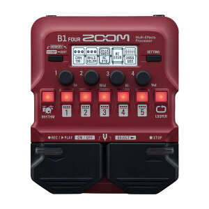 ZOOM/�uB1 FOUR�v�x�[�X�p�}���`�G�t�F�N�^�[ Multi-Effects Processor�q�Y�[���r