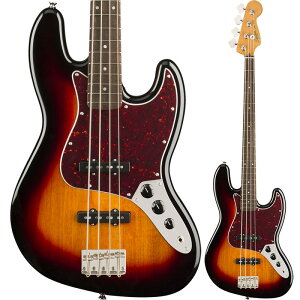 Squier by Fender Classic Vibe '60s Jazz Bass, Laurel Fingerboard, 3-Color Sunburst�y�X�N���C���[�z