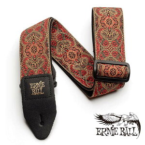 ERNIE BALL Jacquard Strap CRIMSON PAISLEY [#4162] �A�[�j�[�{�[��