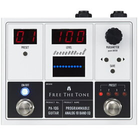 Free The Tone PA-1QG ギター用イコライザー PROGRAMMABLE ANALOG 10 BAND EQ〈フリーザトーン〉