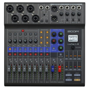 ZOOM LIVETRAK L-8 8-Track Live Mixer / Recorder Cu~LT[qY[r