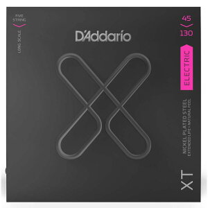 D'Addario XTB45130 �x�[�X�� XT Nickel Regular Light Long Scale 5-String .045-.130 �qBass XT Nickel�r