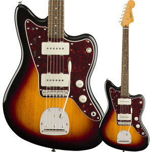 Squier by Fender Classic Vibe '60s Jazzmaster, Laurel Fingerboard, 3-Color Sunburst�y�X�N���C�A �t�F���_�[�W���Y�}�X�^�[�z