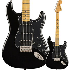 Squier by Fender Classic Vibe '70s Stratocaster HSS, Maple Fingerboard, Black【スクワイア フェンダーストラトキャスター】