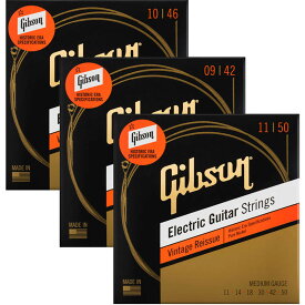 Gibson/SEG-HVR Vintage Reissue エレキギター弦 〈ギブソン〉